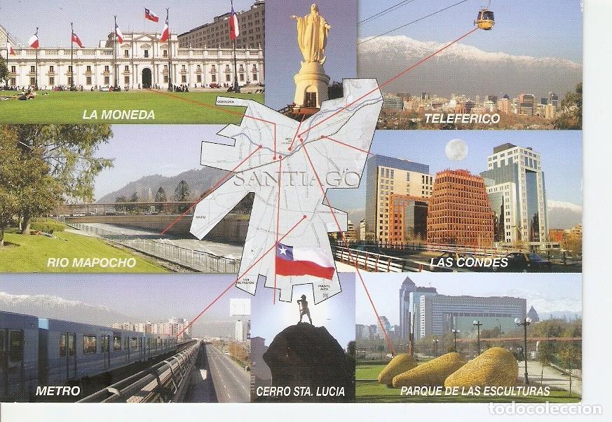 Postales: Postal 050512 : Santiago de Chile - Varios