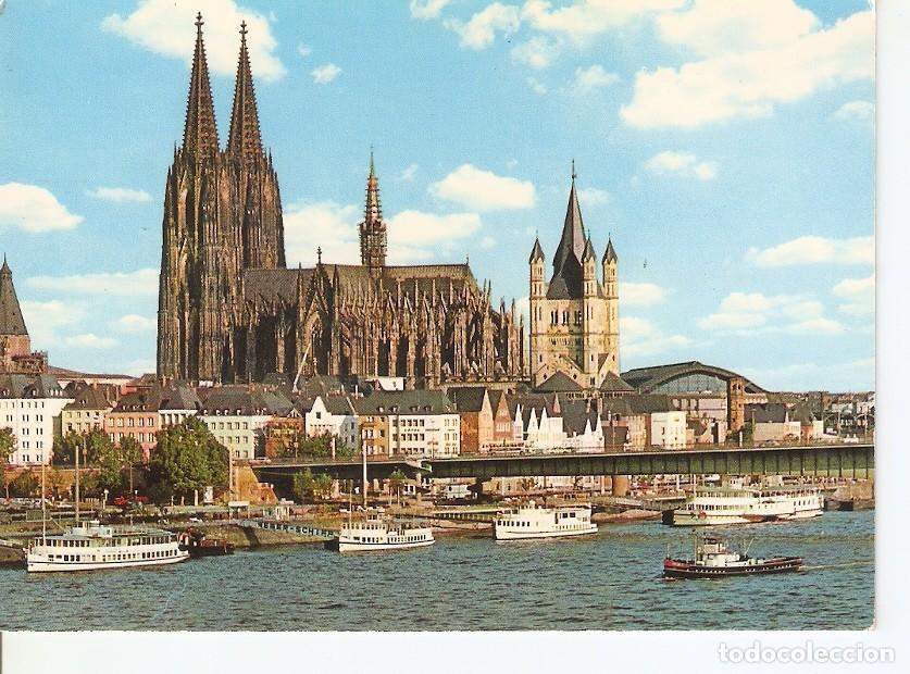 Cartes Postales: Postal 031296 : Koln am Thein Rheinufer mit Dom Gr. St. - Martin - Varios