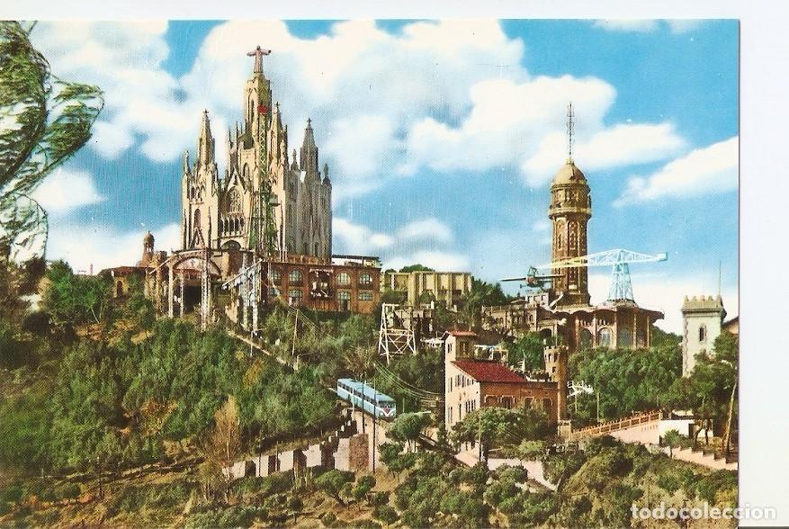 Postales: Postal 027811 : Barcelona, Tibidabo, Basilica Nacional Expiatoria del Sagrado Corazon - Varios