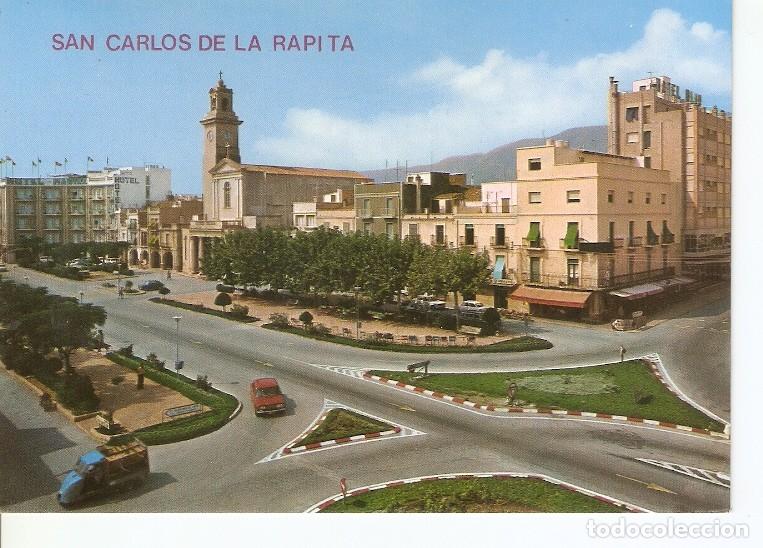 Postales: Postal 048174 : San Carlos de la Rapita (Tarragona). Plaza de Carlos III - Varios