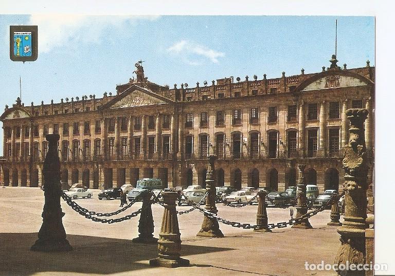 Postales: Postal 048238 : Santiago de Compostela. Palacio de Rajoy (Ayuntamiento) - Varios