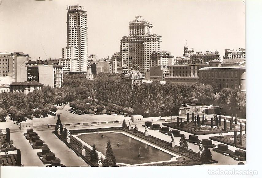 Cartoline: Postal 036442 : Madrid. Panoramica de los Jardines de Sabatini - Varios