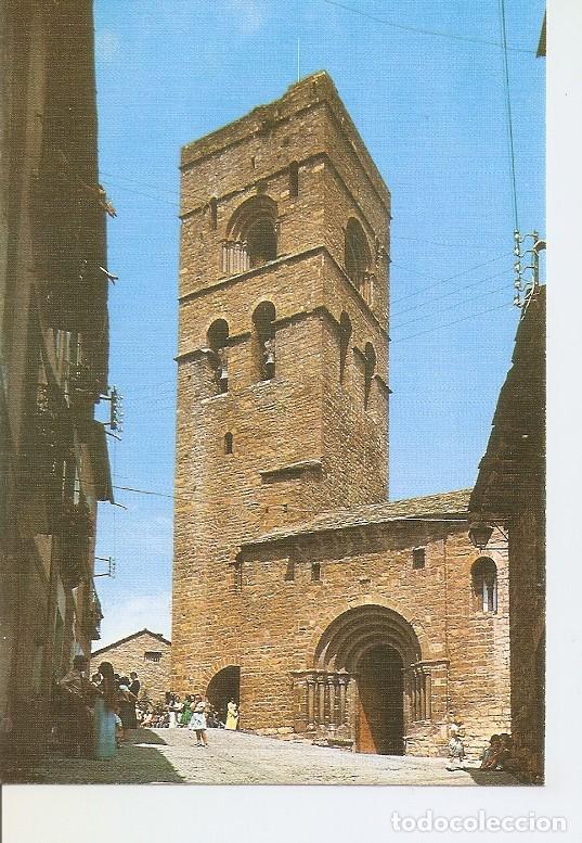 Postkarten: Postal 048468 : Ainsa. Pirineo Aragones. Iglesia Parroquial. Romanico S. XII - Varios