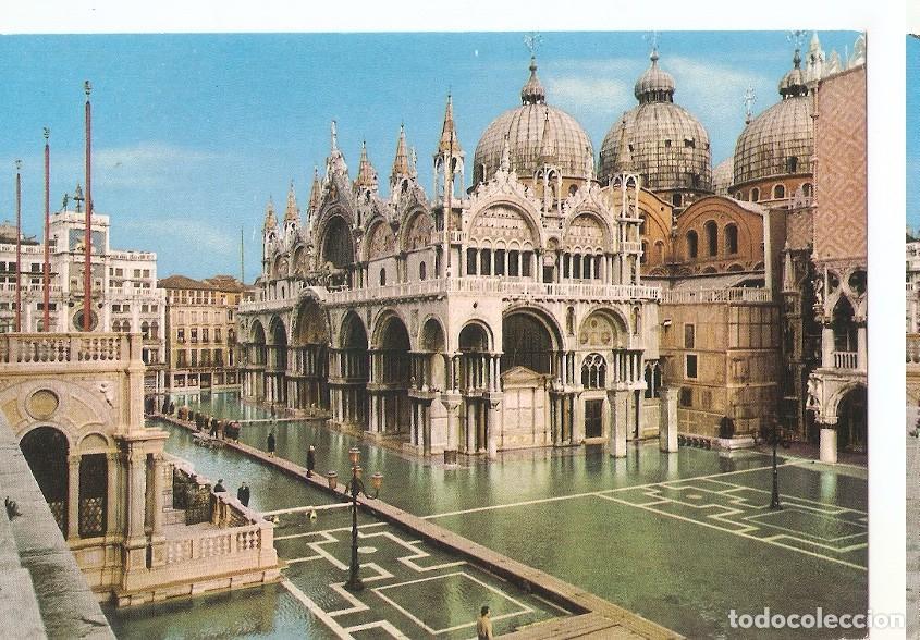 Postais: Postal 045978 : Venezia. Piazza San Marco (aqcua alta) - Varios