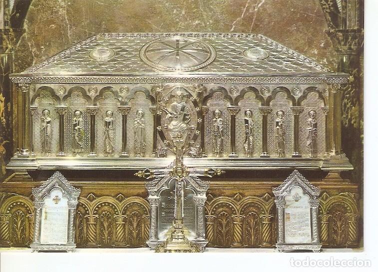 Postales: Postal 048543 : Santiago de Compostela. Catedral. Arca de Plata con la Reliquia del Apostol - Varios