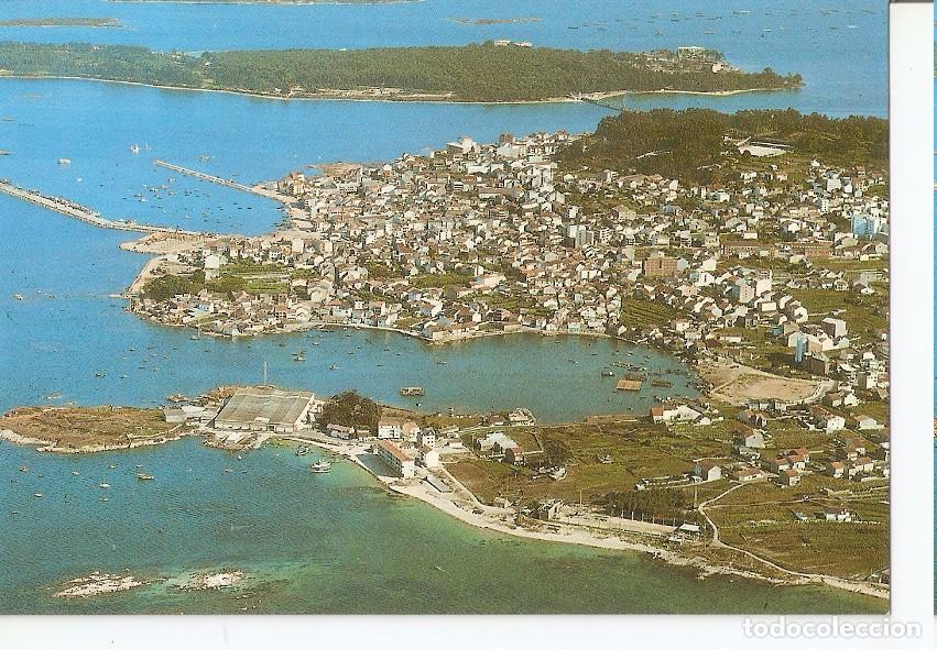Postcards: Postal 045389 : El Grove (Pontevedra). Vista aerea al fondo Isla de la Toja - Varios