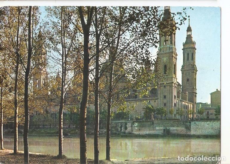 Postkarten: Postal 048641 : Zaragoza. Basilica del Pilar y Rio Ebro - Varios