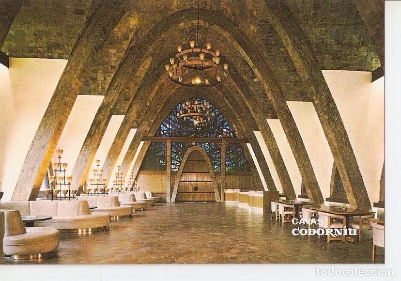 Postales: Postal 043198 : Cavas Codorniu. Sala de recepcion Puig y Cadafalch. Monumento Nacional - Varios