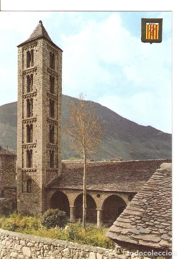 Postales: Postal 029412 : Iglesia Romanica de Santa Eulalia. Vall de Bohi Erill Lavall. Pirineu Catala (Lleida