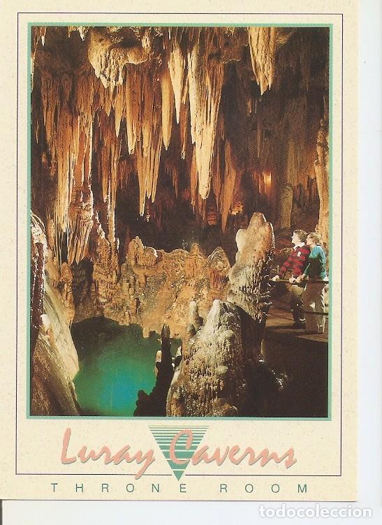 Postais: Postal 048980 : Luray Caverns - Virginia. Throne Room - Varios