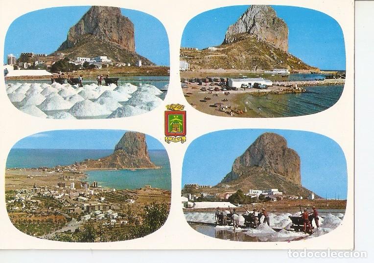 Cartes Postales: Postal 049081 : Calpe (Alicante). Recuerdo de Calpe y Pe&ntilde;on Ifach - Varios