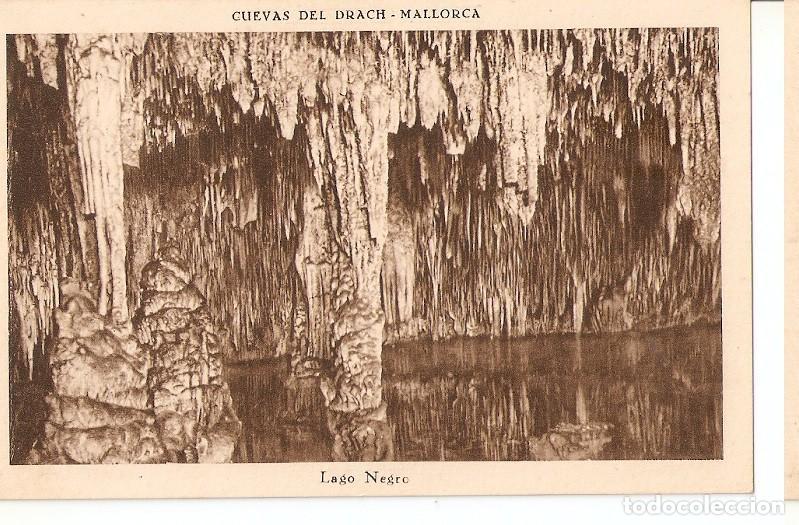 Postais: Postal 044867 : Cuevas del Drach - Mallorca. Lago negro - Varios