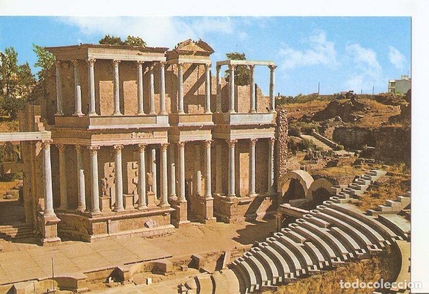 Postales: Postal 037161 : Merida (Badajoz). Teatro Romano 24 a&ntilde;os antes de J.C. - Varios