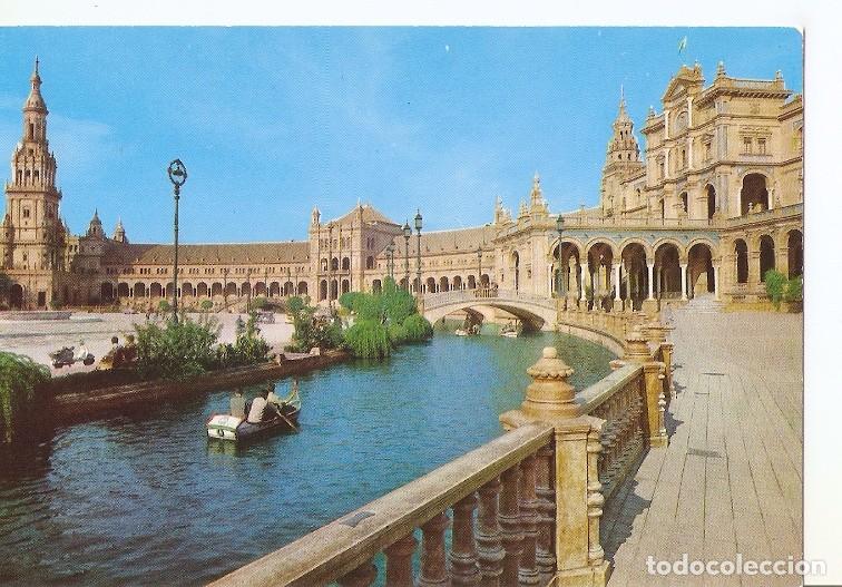 Postales: Postal 049168 : Sevilla. Plaza de Espa&ntilde;a. Detalle - Varios