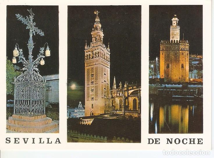 Postales: Postal 049176 : Sevilla de noche - Varios