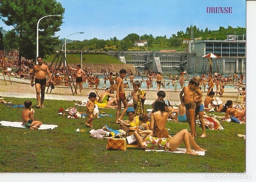 Postais: Postal 037174 : Orense. Piscinas de Oira y Salto de Velle - Varios