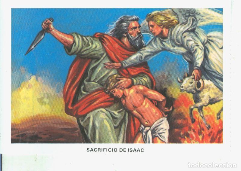 Postales: Postal 014542: La Biblia: Sacrificio de Isaac - Varios