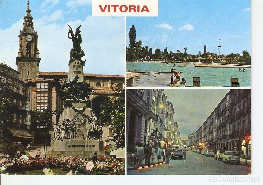 Postkarten: Postal 031394 : Vitoria. Plaza de la Virgen Blanca - Varios