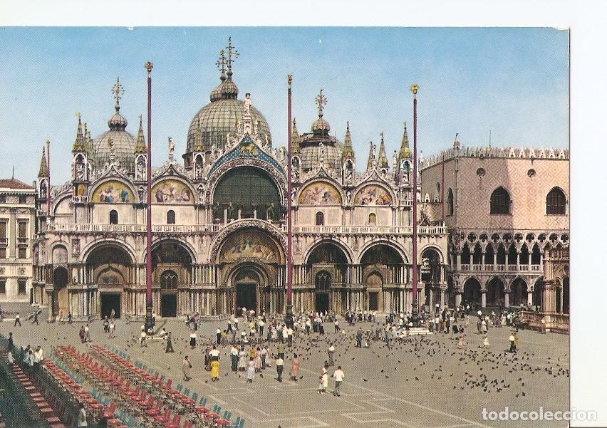 Postcards: Postal 023847 : Basilica si S. Marco - Venezia - Varios