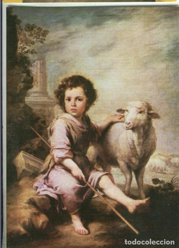 Postais: Postal : Murillo: escuela espa&ntilde;ola: El buen pastor - Varios