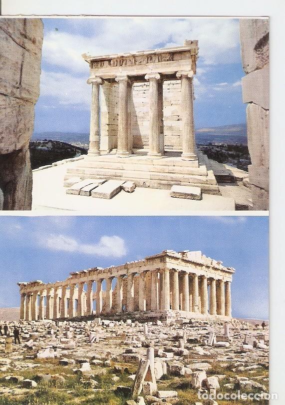 Postales: Postal 046440 : Athens - The Parthenon. Acropolis - Nike Temple - Varios