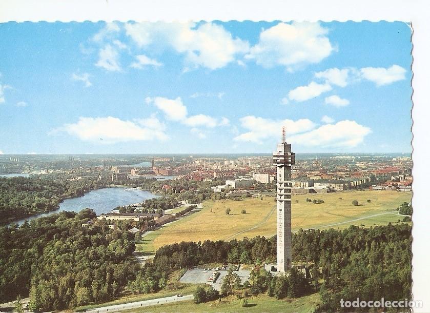 Cartes Postales: Postal 034715 : Stockholm. Air Panorama over the Kaknas Tower and the city - Varios