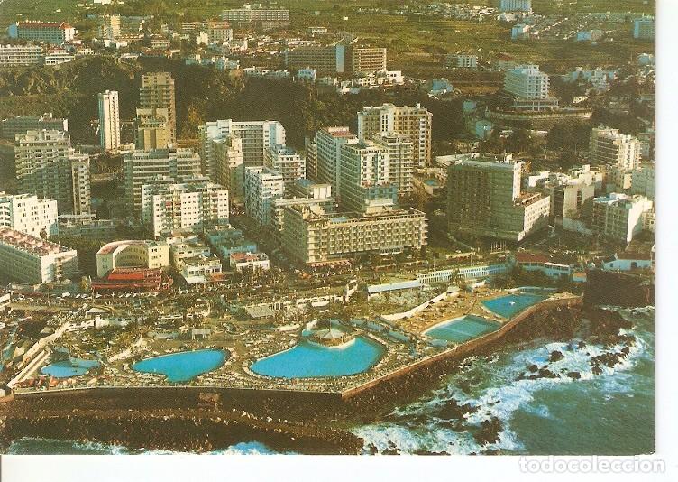 Postales: Postal 049758 : Puerto de la Cruz (Tenerife). Vista aerea piscinas y hoteles - Varios