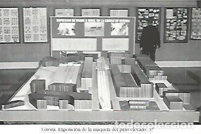 Cartoline: POSTAL 55198: Maqueta del proyecto de paso elevado y nueva estacion de Girona - Varios