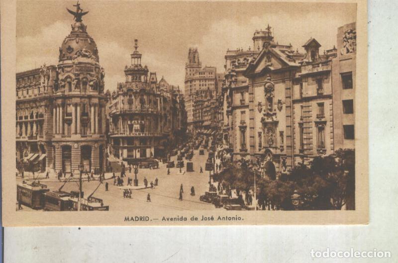 Cartoline: Postal 012981: Madrid, Avenida de Jose Antonio - Varios
