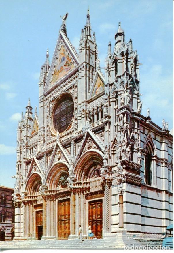 Postais: Postal 016683: SIENA - Front of the Cathedral of Siena - Varios