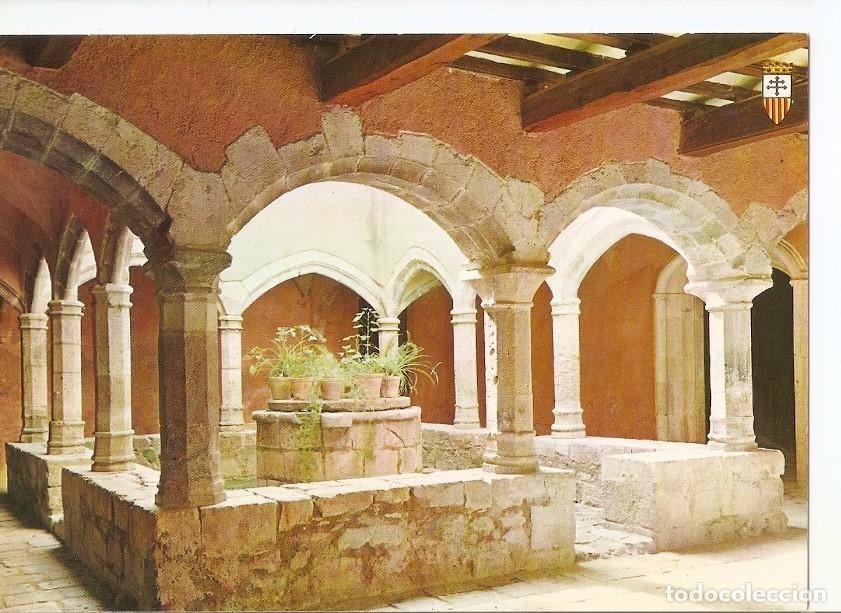 Postkarten: Postal 042861 : Costa Dorada. Tarragona. Monasterio de Santes Creus. Patio del Palacio del Abad - Va