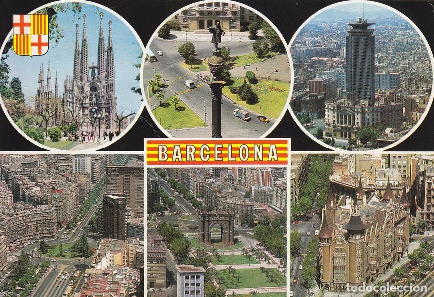 Postales: Postal 60069: Bellezas de la ciudad (Barcelona) - Varios