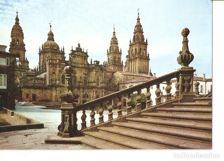 Postales: Postal 050063 : Santiago de Compostela. Catedral Fachada de la Azabacheria - Varios