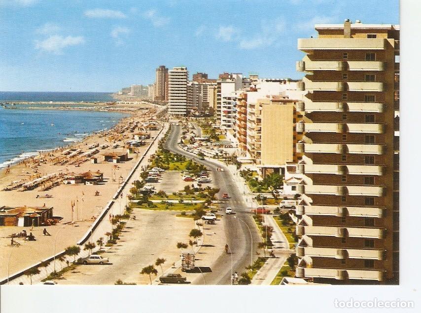 Postkarten: Postal 025815 : Paseo Maritimo y playas Fuengirola (Malaga). Costa del Sol - Varios
