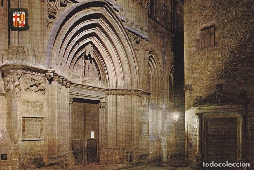 Postales: Postal 60057: Barrio gotico Catedral Pta. San Ivo (Barcelona) - Varios