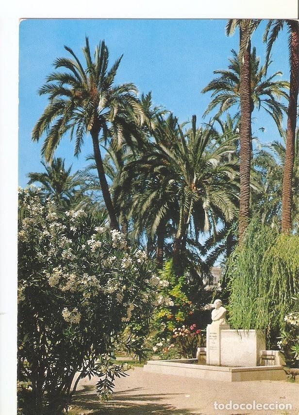Postcards: Postal 032852 : Elche. Parque Municipal. Monumento a D. Jose Ma; Sierra - Varios