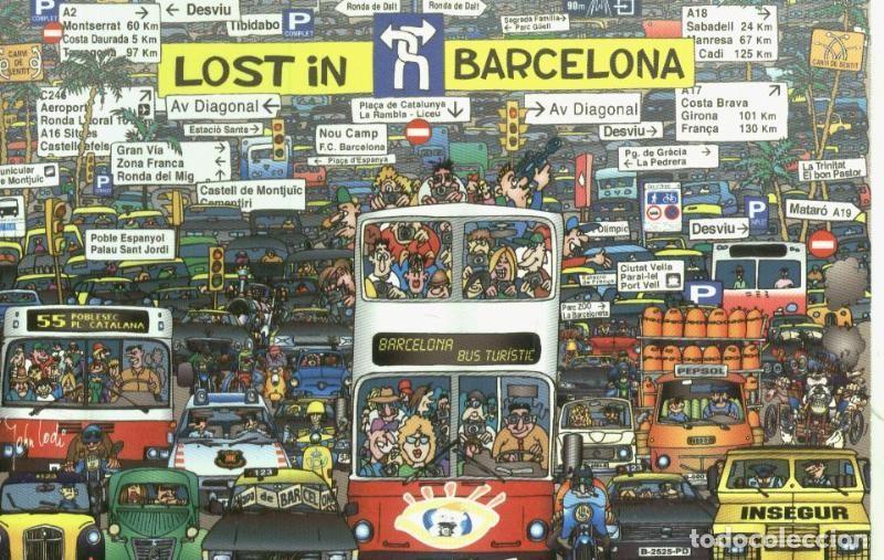 Postkarten: Postal: Barcelona: La postal de la sonrisa - Varios