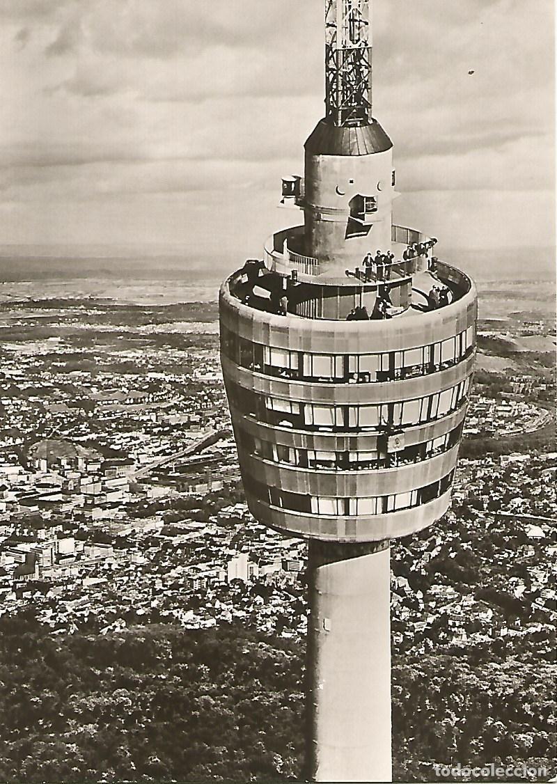 Postkarten: Postal 51290: STUTTGART - Detalle Fernsehturm - Varios