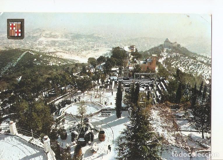 Cartoline: Postal 050438 : Barcelona. Nevada. Vista general desde el Tibidabo - Varios