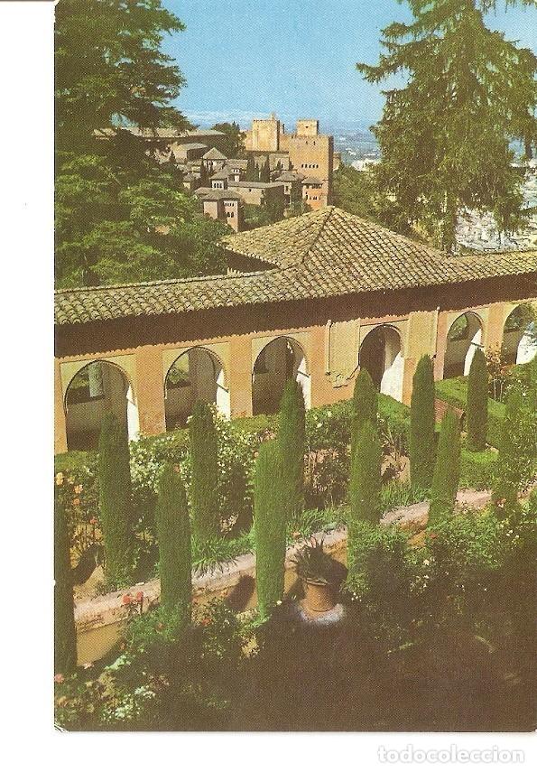 Postales: Postal 024309 : La Alhambra desde el Patio de la Acequia. Generalife - Granada - Varios