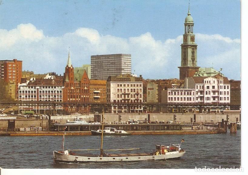 Postkarten: Postal 037491 : Hamburg. Hafenpartie an den St. Pauli - Varios