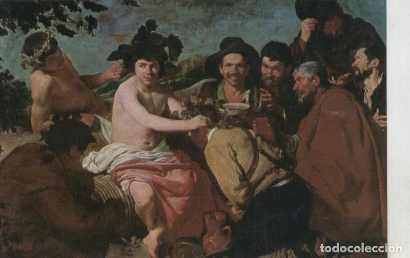 Postales: Postal : Museo del Prado: Los borrachos (Velazquez) - Varios