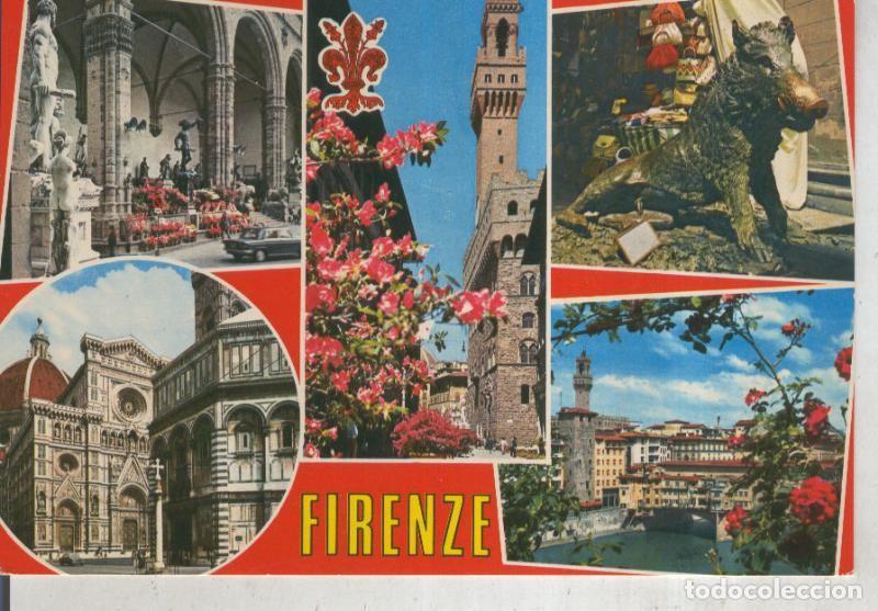 Postcards: Postal 015848: Vistas diversas de Firenze, italia - Varios