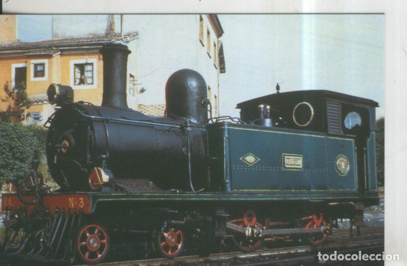 Postkarten: Postal 011236: F.C.Vasco Asturiano, Locomotora vapor numero3, Pravia - Varios
