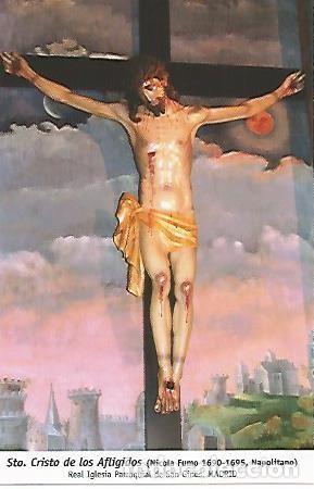 Cartoline: POSTAL 54748: Cristo de los Afligidos de Nicola Fumo 1690-1695. Madrid - Varios