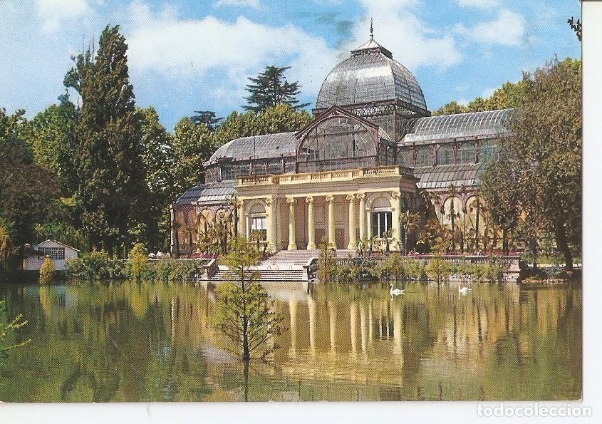 Postales: Postal 031642 : Madrid. Parque del Retiro Estanque y Palacio de Cristal - Varios