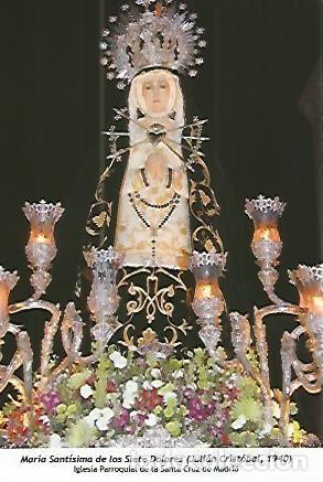 Cartes Postales: POSTAL 54133: Maria Santisima de los Siete Dolores. Madrid - Varios