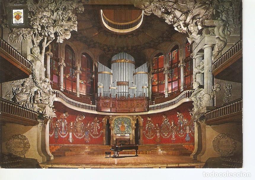 Postcards: Postal 029190 : Palau de la Musica catalana. Barcelona, Arquitecte Domenech i Montaner (1908), vista