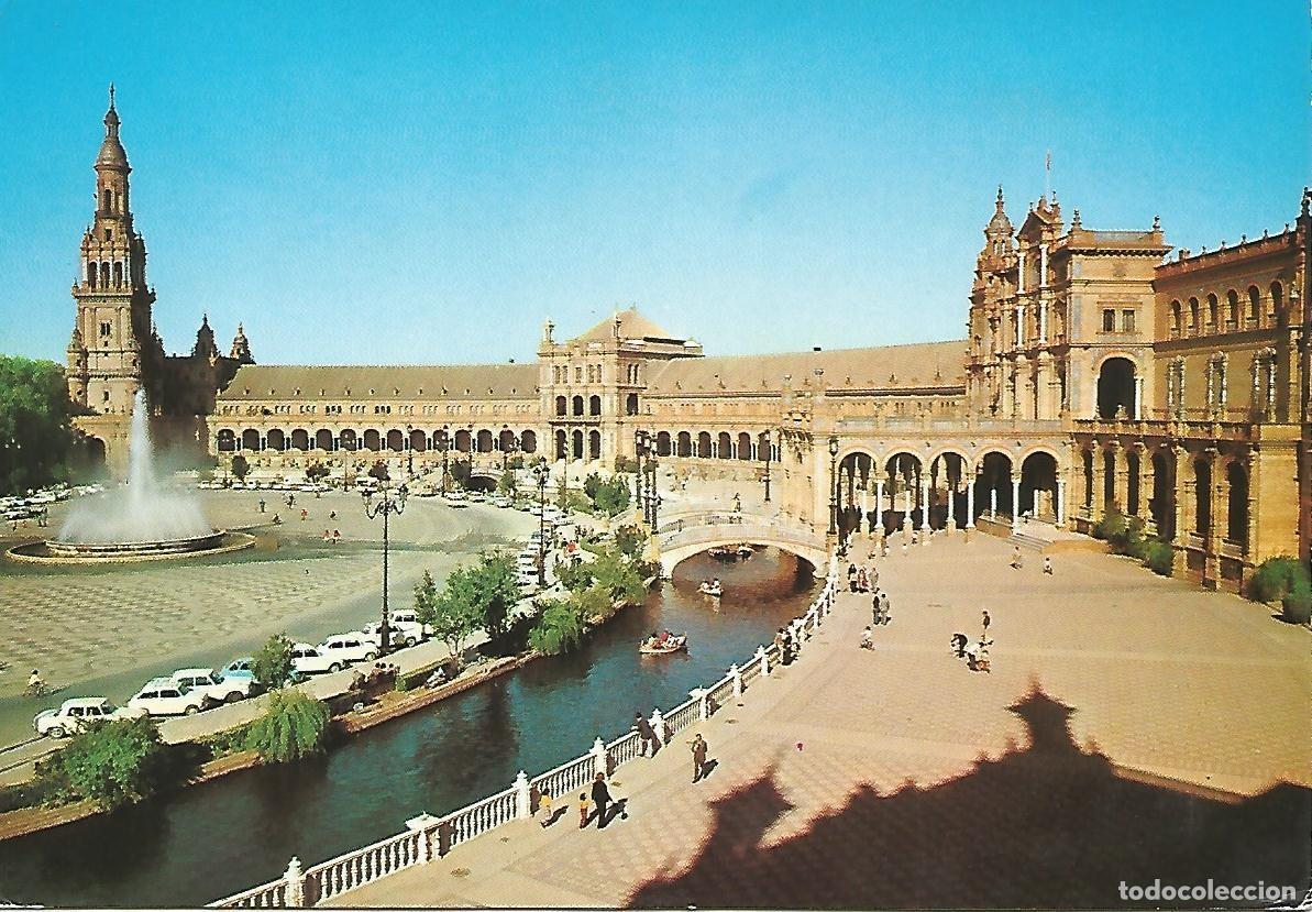 Postales: Postal 52000: SEVILLA - Plaza de Espa&ntilde;a - Varios