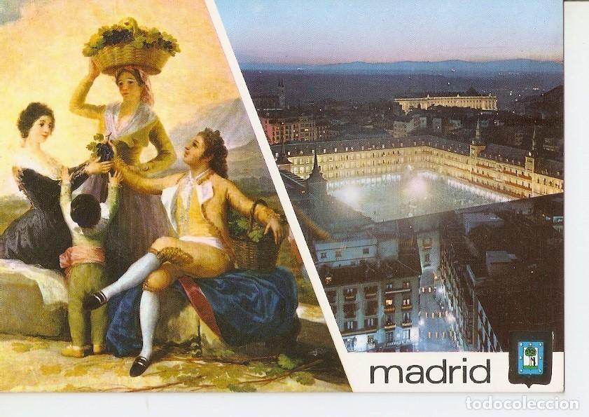 Postais: Postal 041621 : Madrid. Goya. La Vendima - Plaza Mayor - Varios